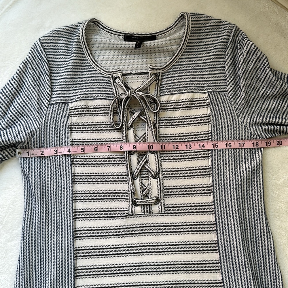 BCBGMAXAZRIA Womens Lani Embroidered Tunic Dress Size Small - Picture 9 of 14